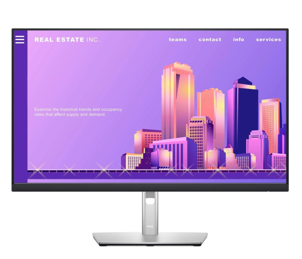 DELL 27"'' P2722H 210-AZYZ/5Y Srebrny - 1069696 - zdjęcie